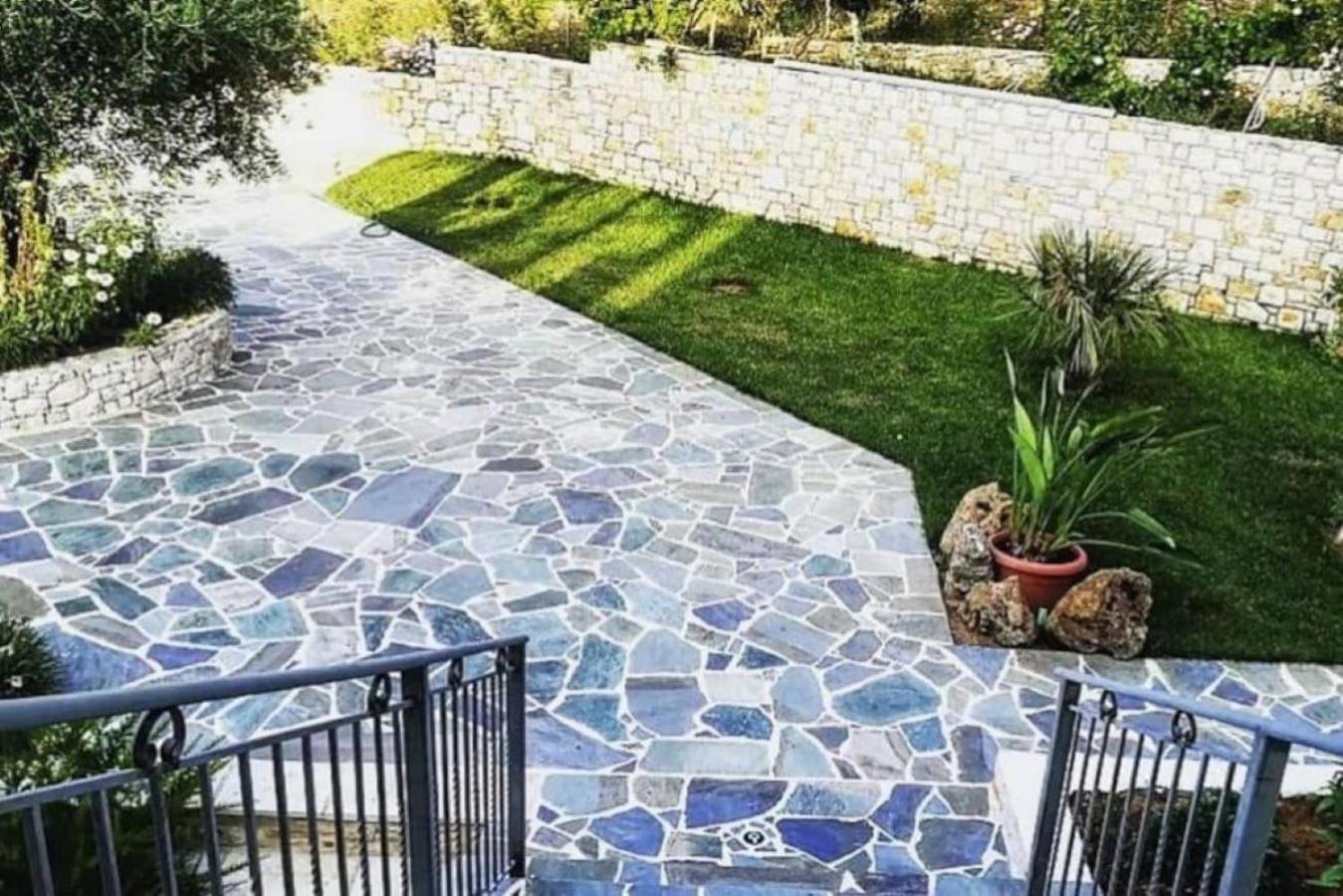 Petra House Villa Áno Korakiána Exteriör bild