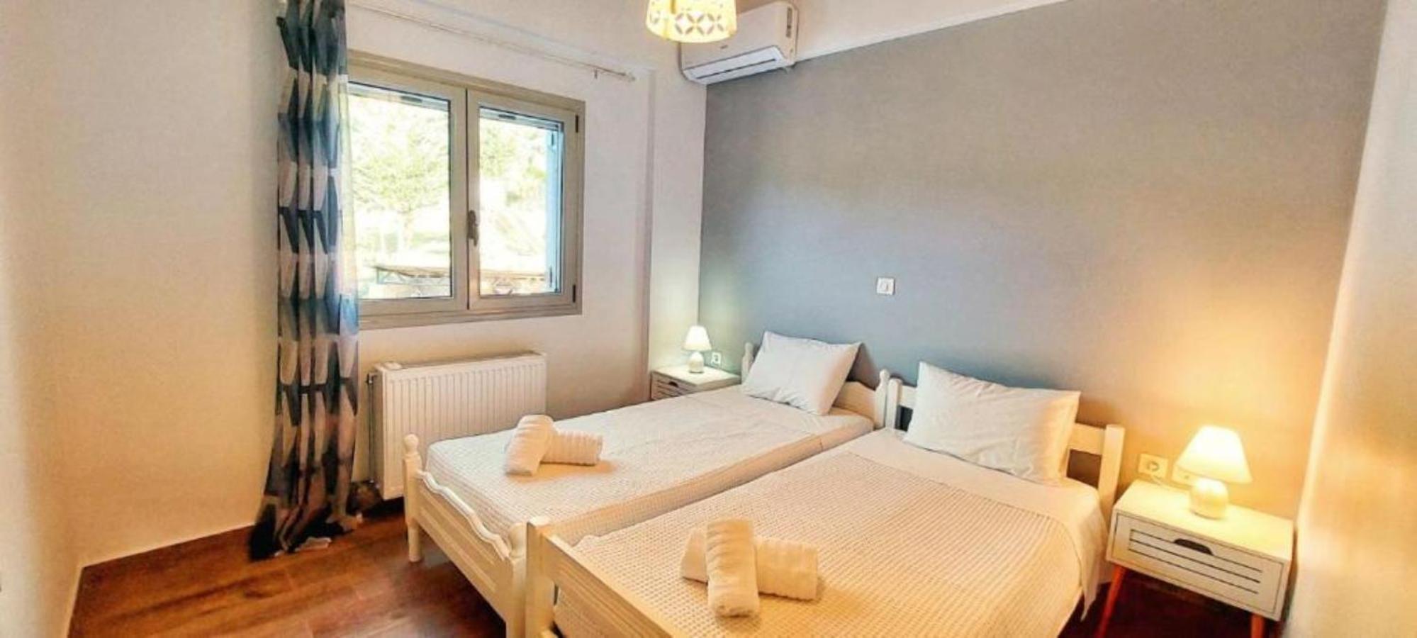 Petra House Villa Áno Korakiána Exteriör bild